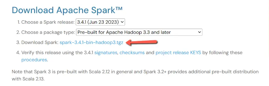 Apache Spark Download